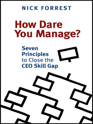 cover image of How Dare You Manage?